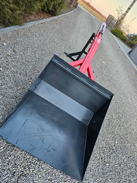 Łyżka do ziemi/ gruzu szufla łycha widły do TUR na tył ciągnika NOWY!