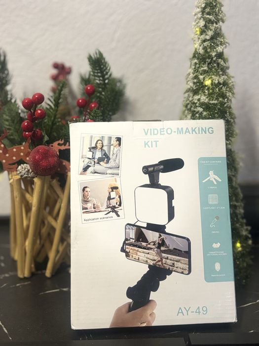 Zestaw do vlogowania/ nagrywania filmów/ na prezent