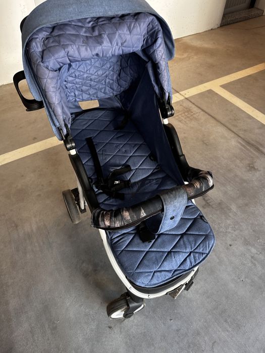 Wozek spacerowy rozkladany do pozycji lezacej