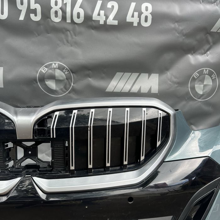 Бампер м передній BMW G60 G61 G90 G91 передний М пакет бмв г60 г90 г61 г91 bmw g60 g90 g61 g91 комплектний в колір жалюзи ноздри моторчик