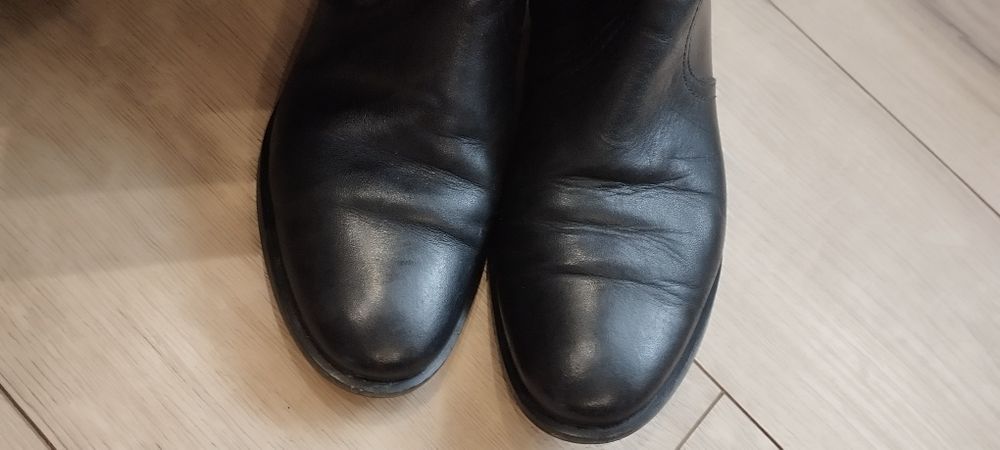 Oficerki Zimowe Buty skórzane Lasocki Oficerki roz 36