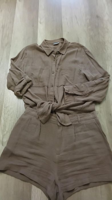 Komplet damski muślinowy.