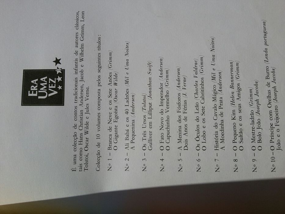 Era uma Vez - 10 Livros de Matilde Rosa Araújo ( 1998)