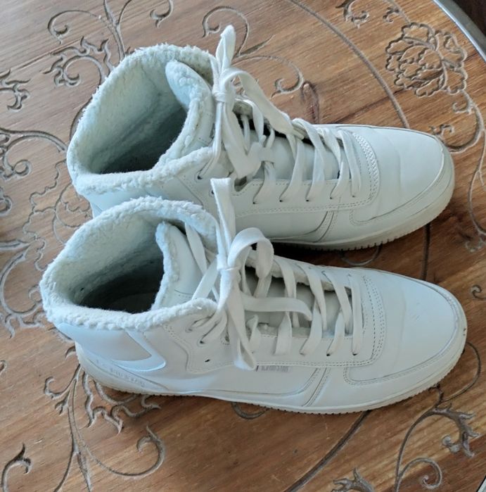 Trampki męskie ocieplane białe Big Star BB174205 - biały