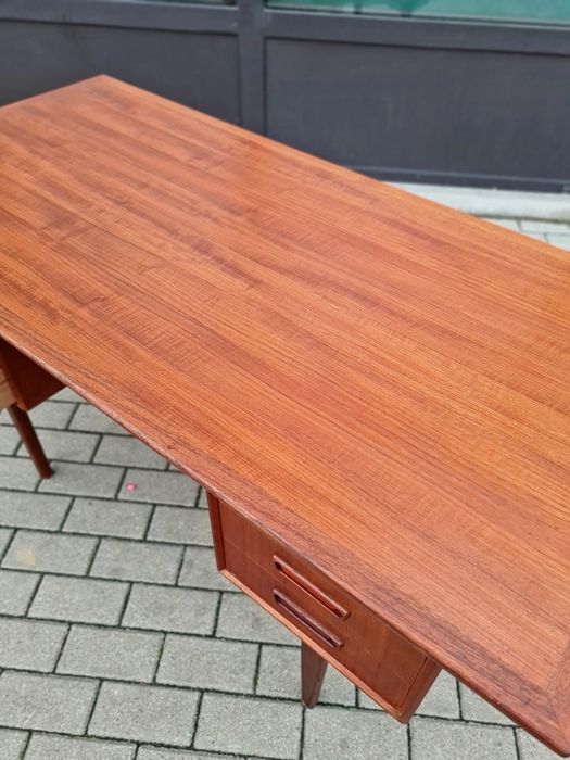 Biurko tekowe proj.Gunnar Nielsen Tibergaard,Dania lata 60,Mid century
