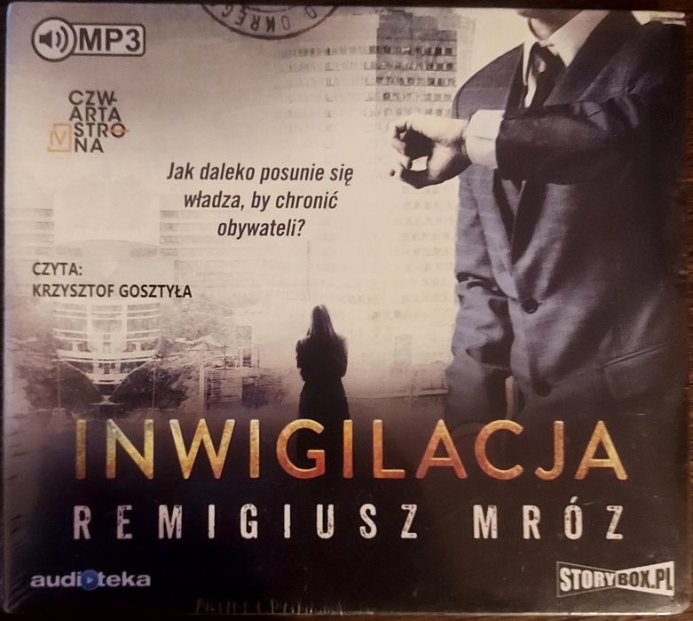 Inwigilacja Remigiusz Mróz CD audiobook