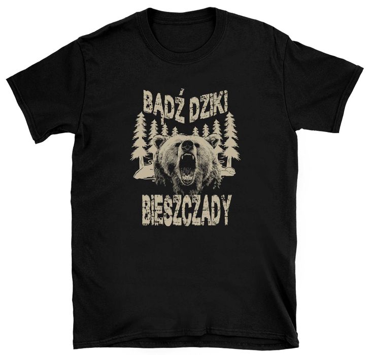 koszulka Bieszczady, koszulka Bieszczady koszulka turystyczna biwak