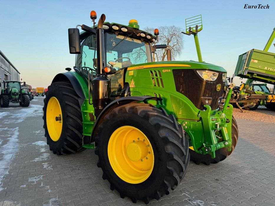 John Deere 6215r piękny egzemplarz import. 6250r 6195r GPS LED