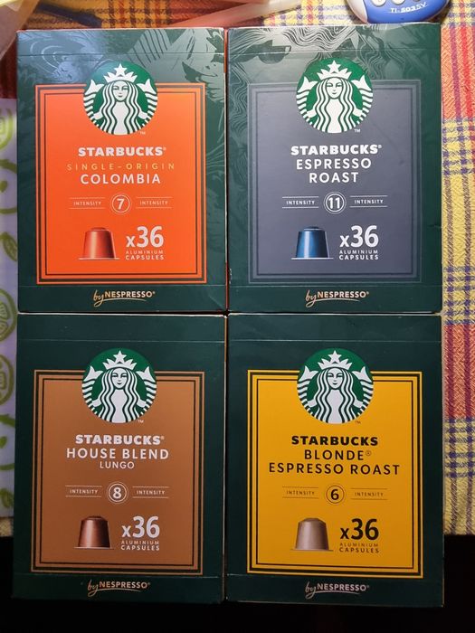 Кава в капсулах STARBUCKS для  NESPRESSO машин.