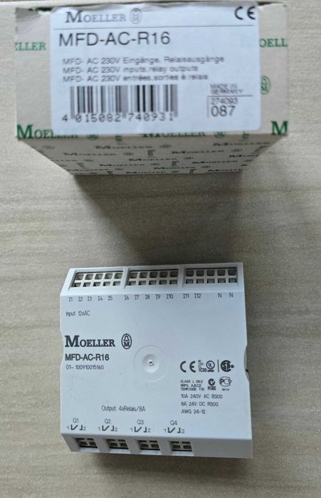 Moeller Eaton Moduł MFD-AC-R16 230V wejść i wyjść przekaźnikowych 230V