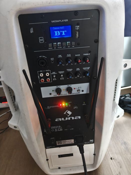 Głośnik partybox  poweraudio estradowy AUNA BT