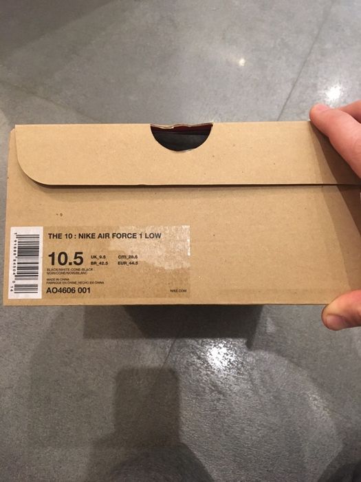 NIKE AIR FORCE 1 LOW X OFF WHITE rozm. 44.5 (AO4606 - 001)