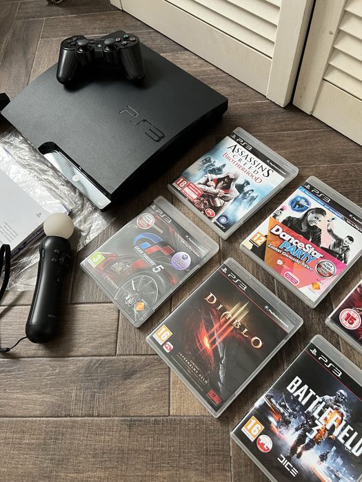 Konsola PS3 z grami