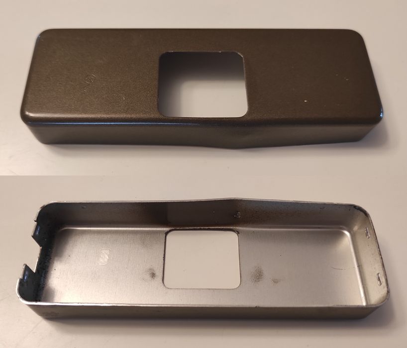 G-U klamka do drzwi uchylno przesuwnych suwanki PSK brązowa lewa