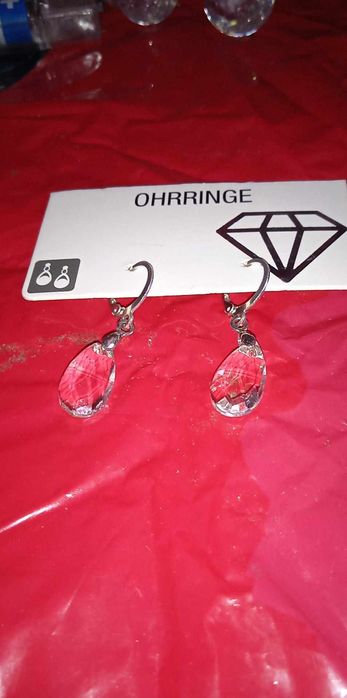 Kolczyki kryształki