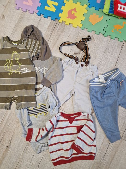 Zestaw ubran chlopiec 6-9 miesiecy,  74 cm