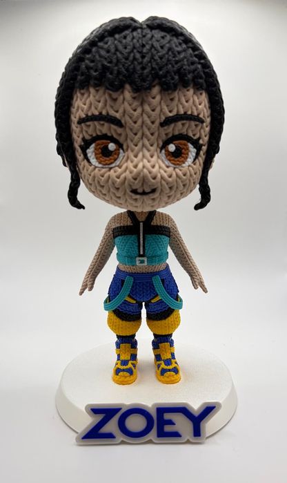 Sonic e guerreiras do K-Pop - impressão 3D
