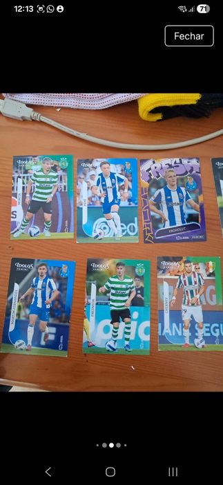Cartas cromos futebol Ídolos (pack ou individual)
