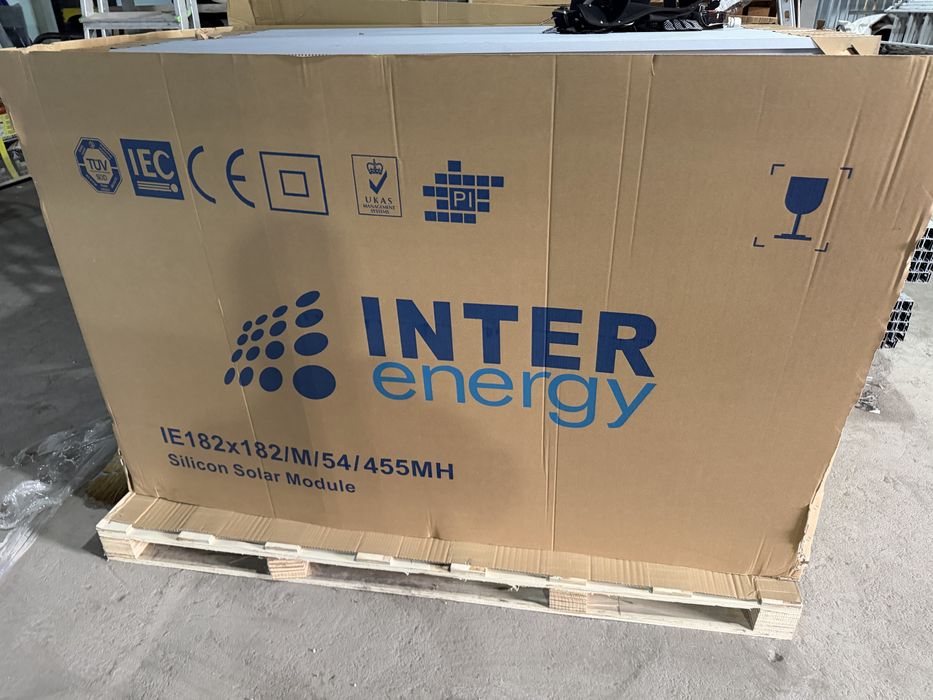 Сонячна панель Inter Energy IE182x182/M/54/455MH 455 Вт
