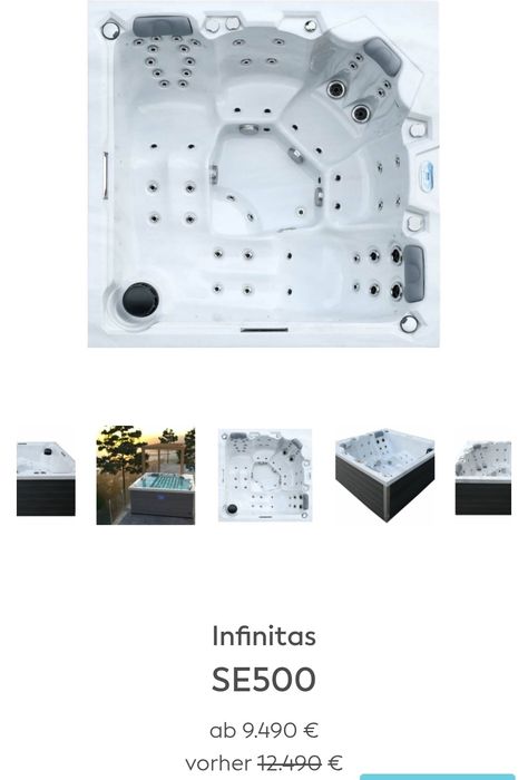 Jacuzzi ogrodowe Made in Germany SE 500 INFINITAS