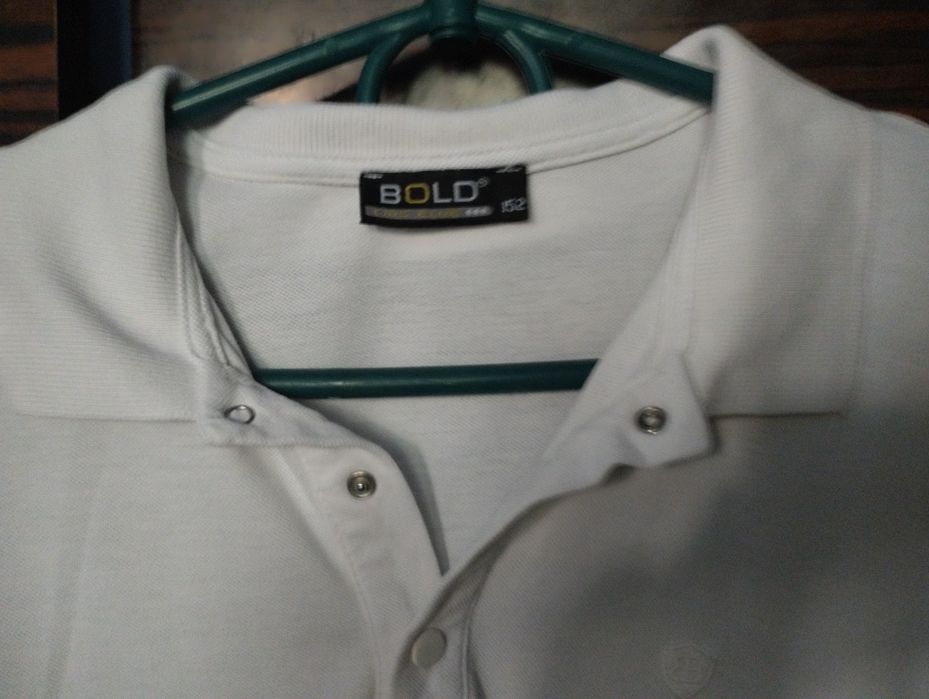 Футболка поло для хлопчика біла рр152