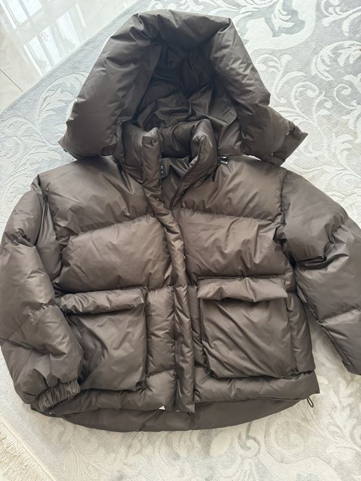 Куртка пуфер шоколад
