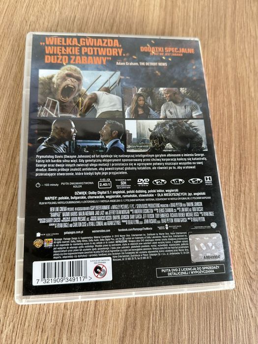 Rampage dzika furia płyta DVD