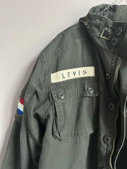 Kurtka przejściowa w stylu wojskowym - unisex - 100% bawełna