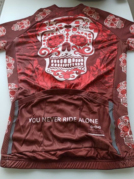 Equipamento ciclismo caveira mexicana