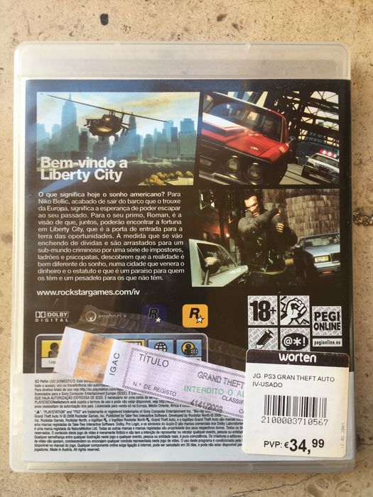 Videojogo Grand Theft Auto