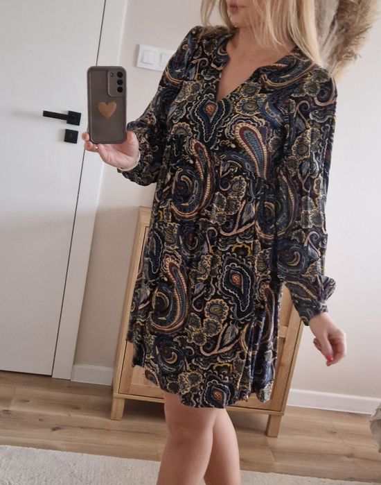 Sukienka S Stan idealny House we wzory