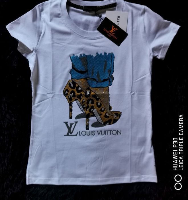 T-shirt damski Louis Vuitton.