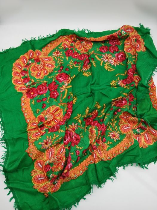 Echarpe senhora vintage multicolorida