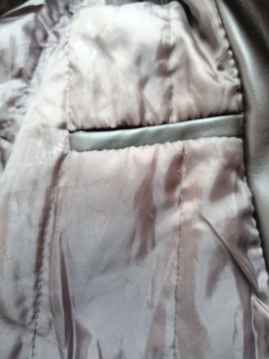 Blusão em Pele Castanho