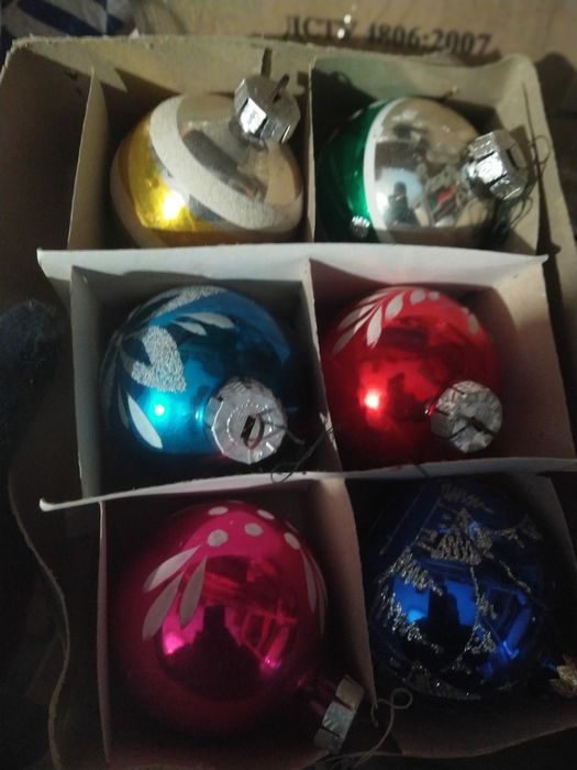 Ёлочные украшения СССР