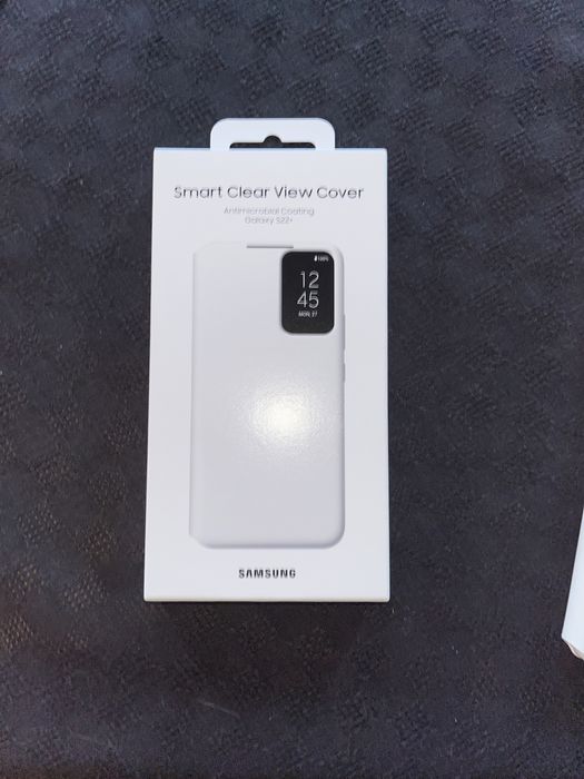 Futerał pokrowiec case Samsung S22+ smart clear view Cover