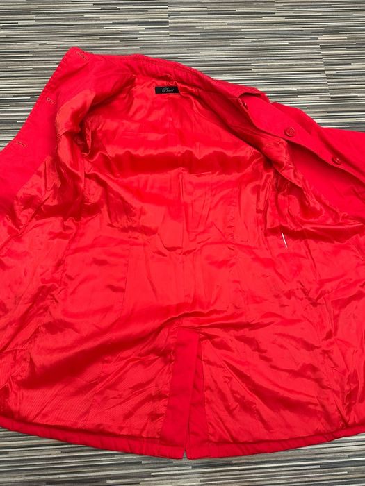 Czerwony płaszcz damski XS Phard