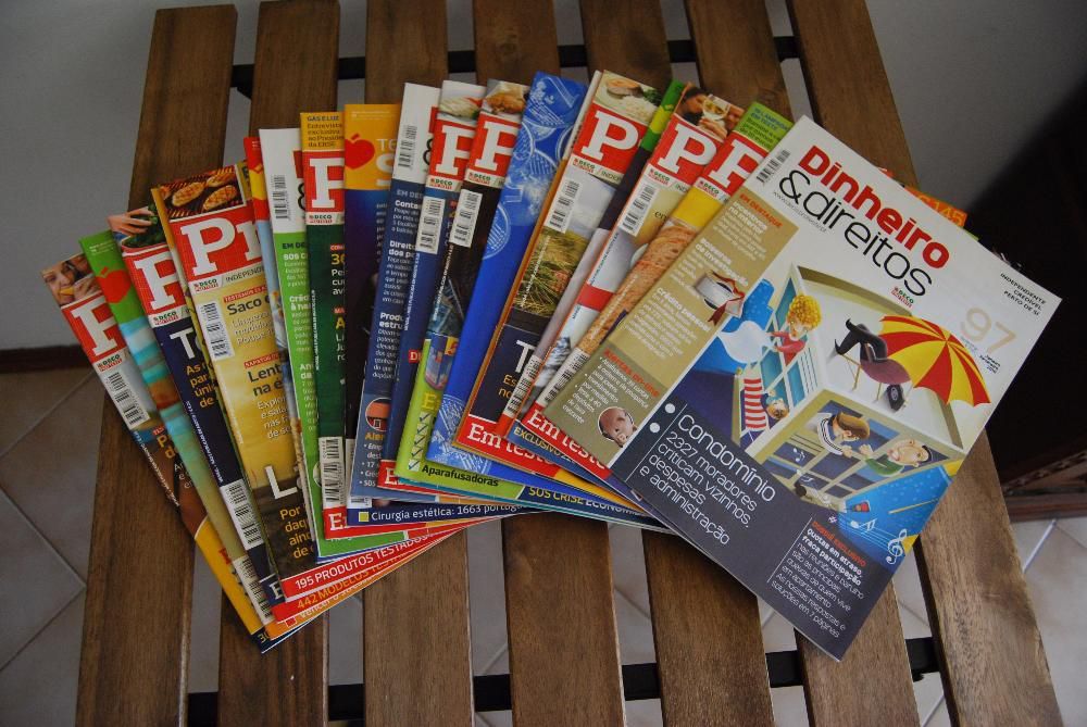 67 Revistas "Deco Proteste" + 67 Revistas "Dinheiro & Direitos"