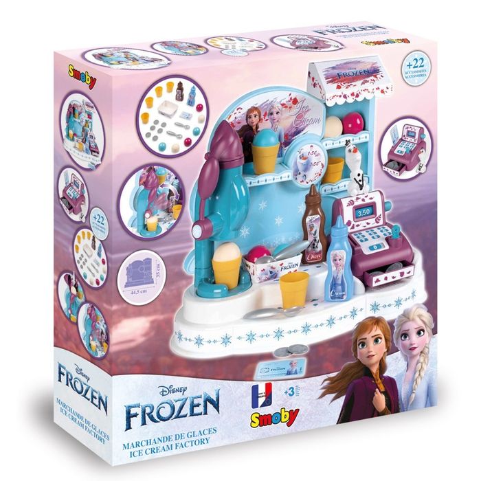 Smoby Sklepik Lodziarnia Frozen z kasą kraina lodu Disney