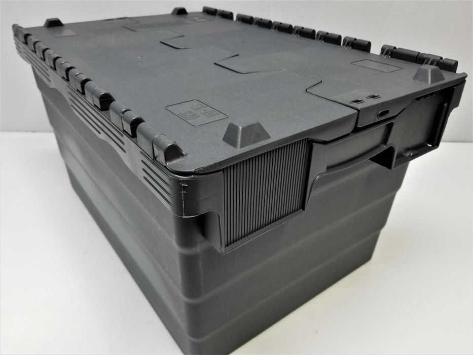 Pojemnik Kurierski Kosz Box Magazynowy Transportowy Zamykany-60x40x41.