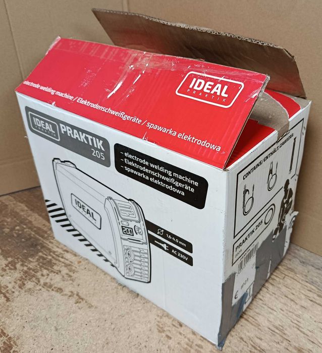 SPAWARKA 200A elektrodowa inwerter IDEAL PRAKTIK 205 DIGITAL