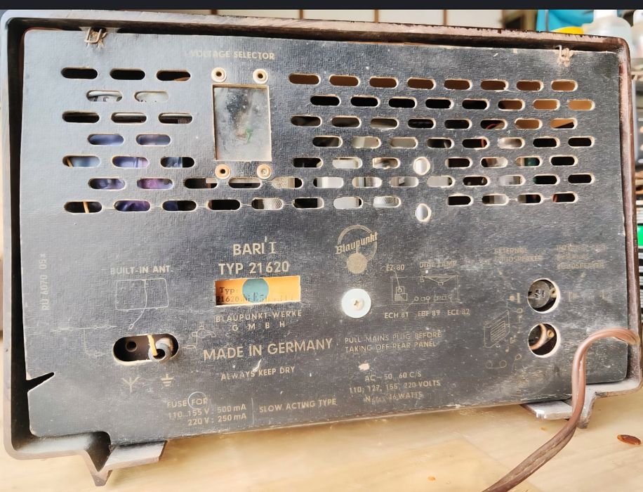 Radio antigo blaupunkt