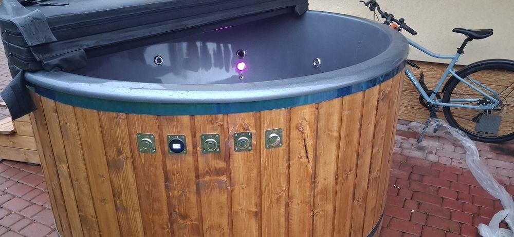 Nowa balia ogrodowe z jacuzzi ruska bania