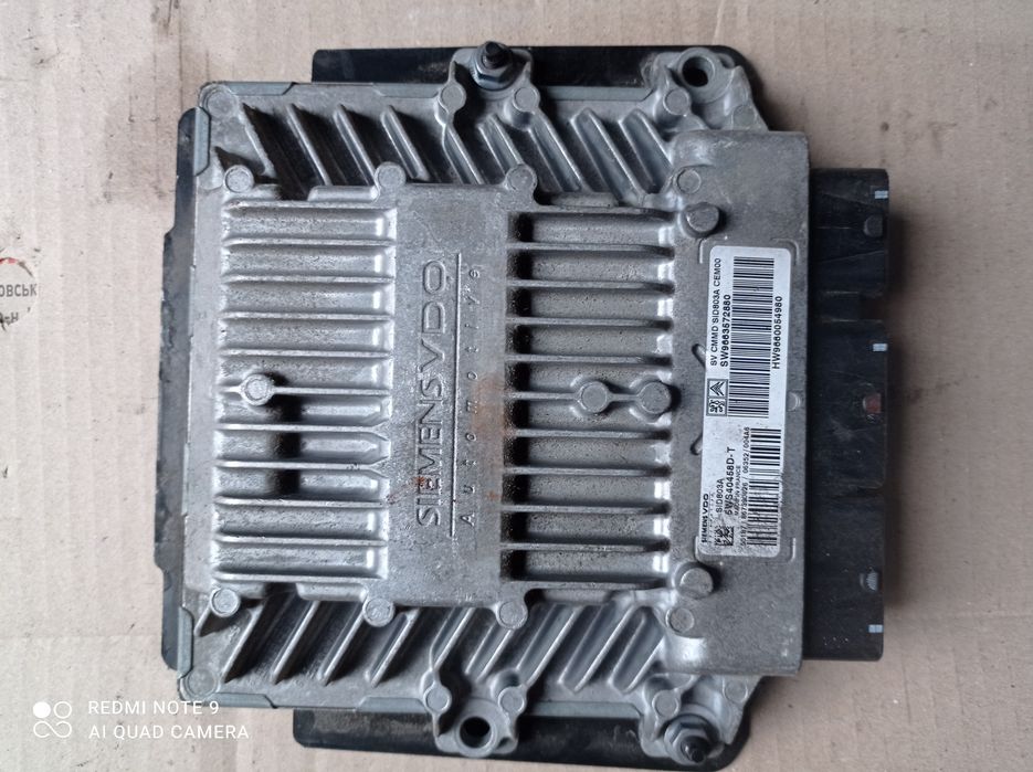 Компютер Блок управления двигателя Сименс SW9663572880 sw9663572880