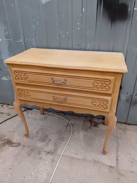 Komoda Ludwikowska z szufladami wypiaskowana