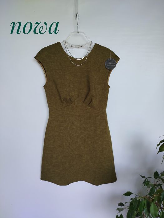 Nowa zielona elegancka krótka sukienka Closed 36 S