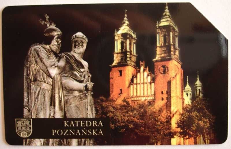 Karta telefoniczna KT 1012 z 2001 roku Katedra Poznańska