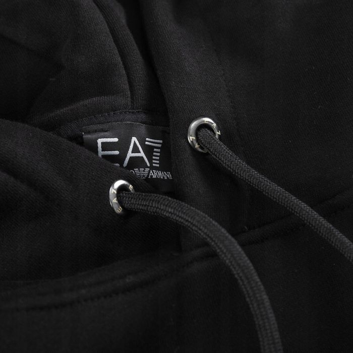 Ea7 Emporio Armani Bluza Kaptur Złote Logo R. Xl