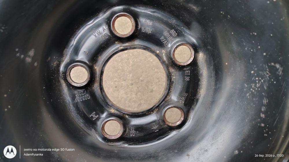 Диски  сталеві 5х112