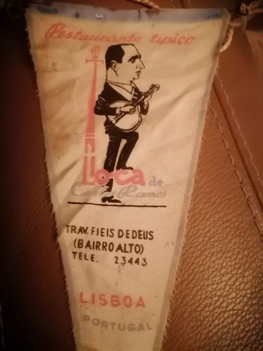 Galhardete antigo Fado Carlos Ramos Lisboa